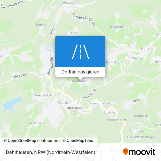 Dahlhausen Karte