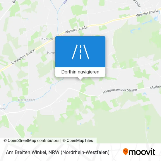 Am Breiten Winkel Karte