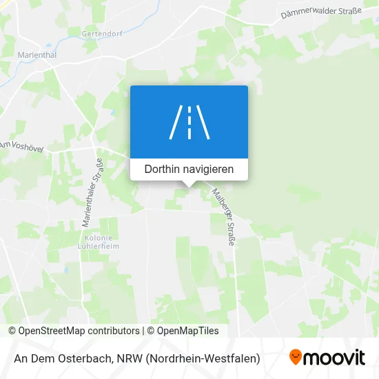 An Dem Osterbach Karte