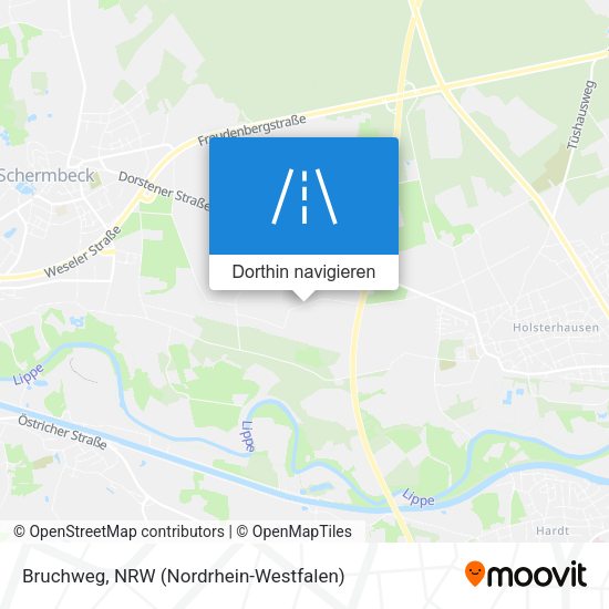 Bruchweg Karte