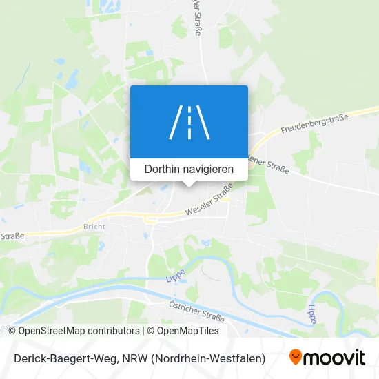 Derick-Baegert-Weg Karte