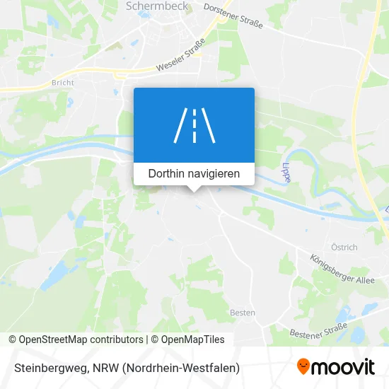Steinbergweg Karte