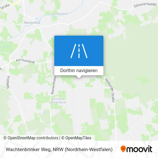 Wachtenbrinker Weg Karte