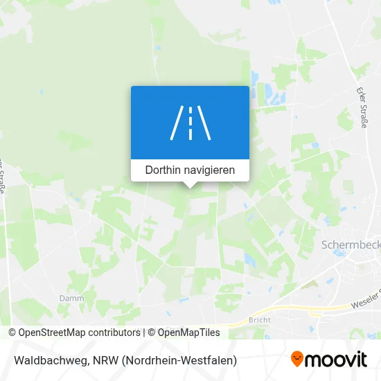 Waldbachweg Karte