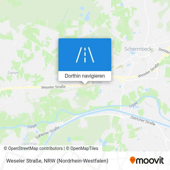 Weseler Straße Karte