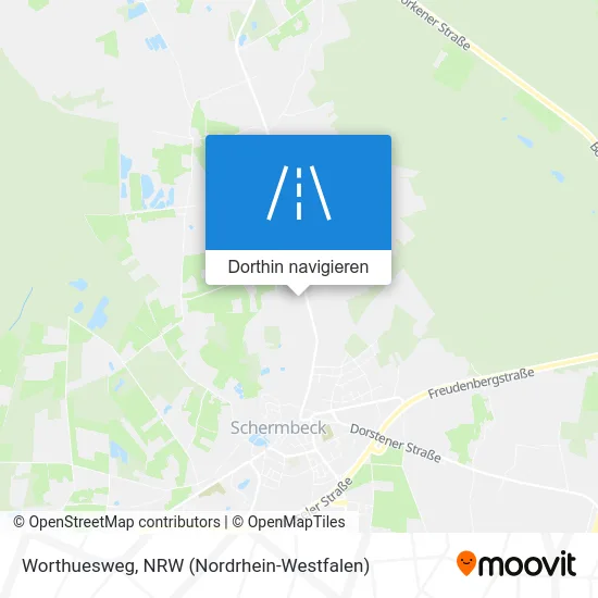 Worthuesweg Karte