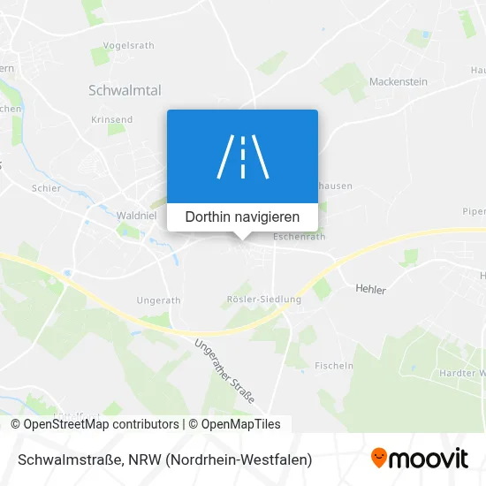 Schwalmstraße Karte