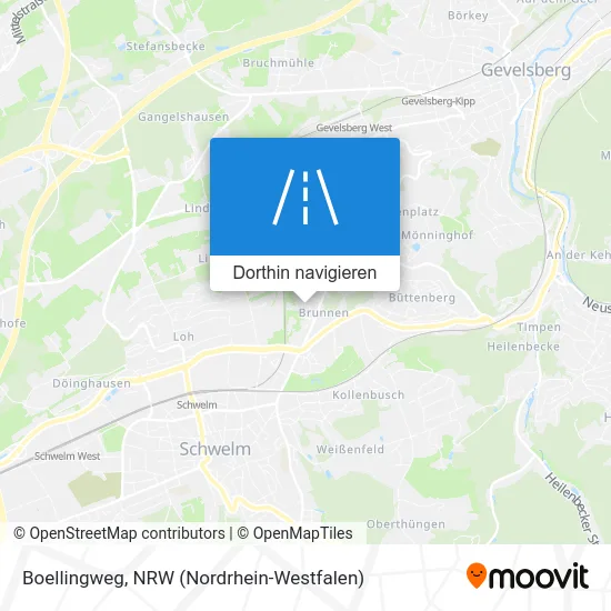 Boellingweg Karte