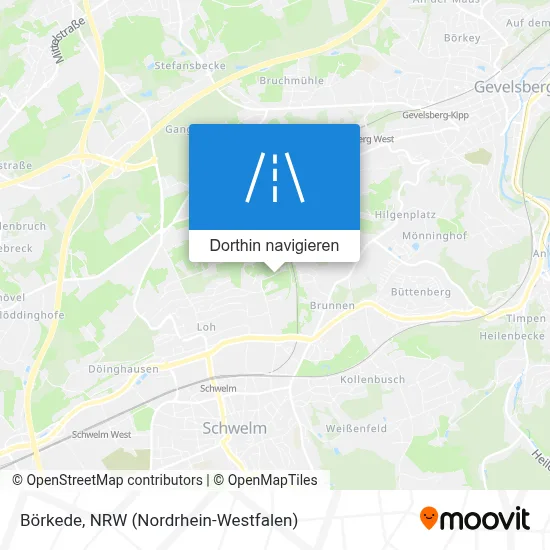 Börkede Karte