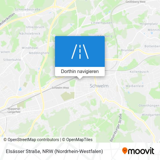 Elsässer Straße Karte