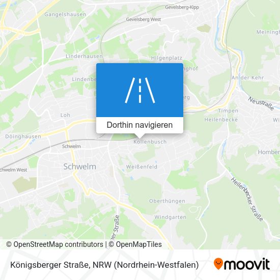 Königsberger Straße Karte