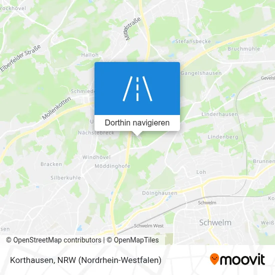 Korthausen Karte