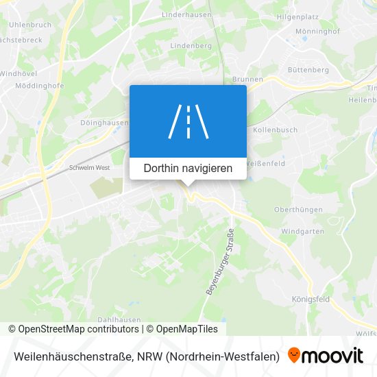 Weilenhäuschenstraße Karte