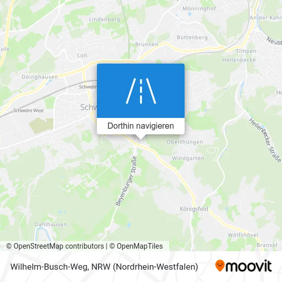 Wilhelm-Busch-Weg Karte