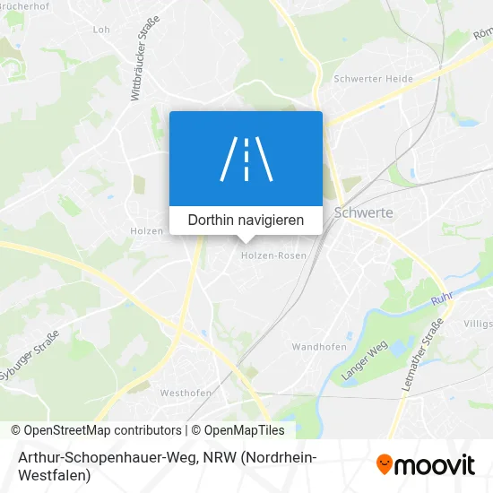 Arthur-Schopenhauer-Weg Karte