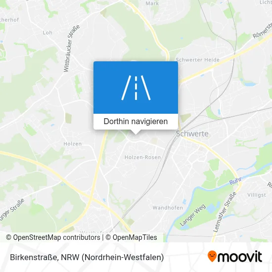 Birkenstraße Karte