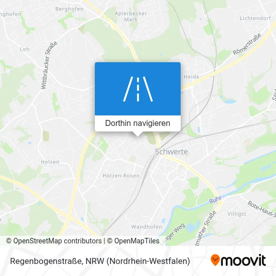 Regenbogenstraße Karte