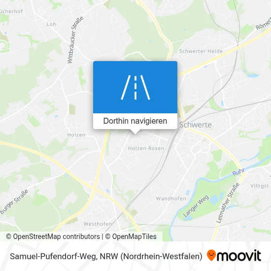 Samuel-Pufendorf-Weg Karte