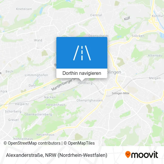 Alexanderstraße Karte