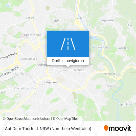 Auf Dem Thorfeld Karte