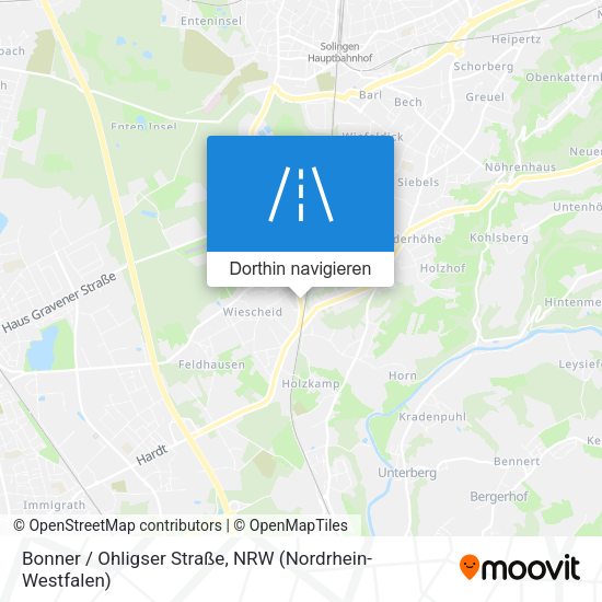 Bonner / Ohligser Straße Karte