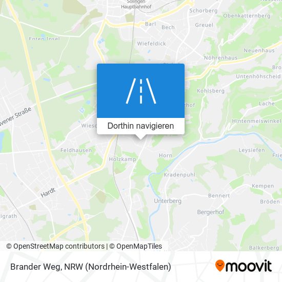 Brander Weg Karte