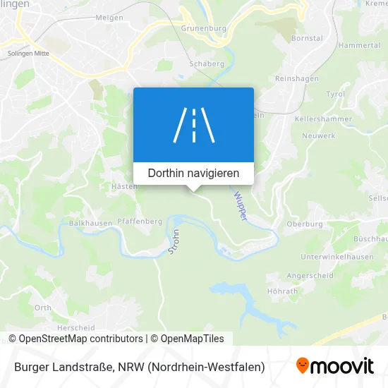 Burger Landstraße Karte