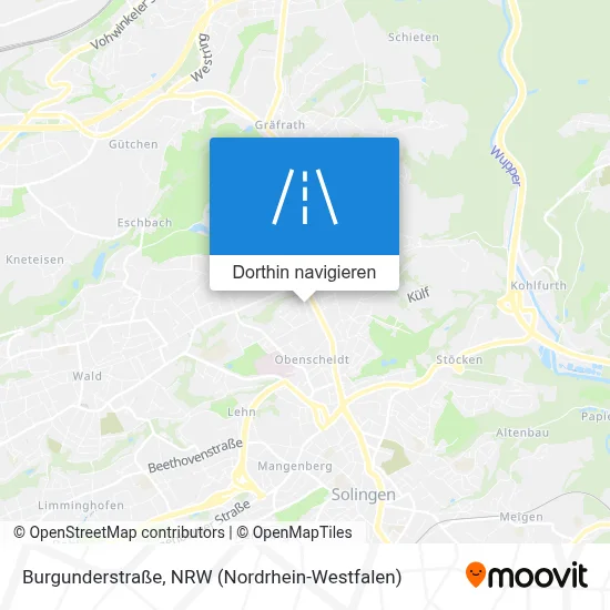 Burgunderstraße Karte