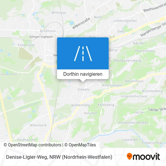 Denise-Ligier-Weg Karte