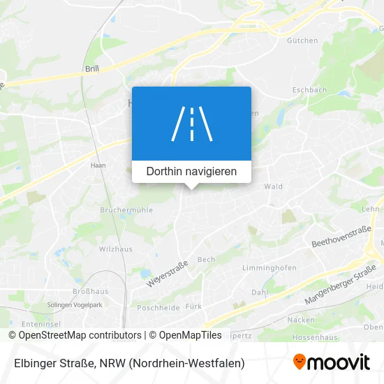 Elbinger Straße Karte