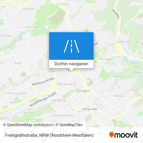 Freiligrathstraße Karte