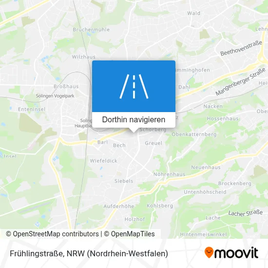 Frühlingstraße Karte