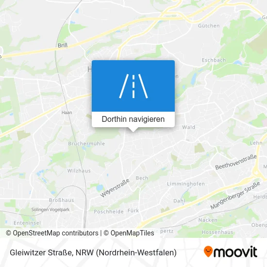 Gleiwitzer Straße Karte