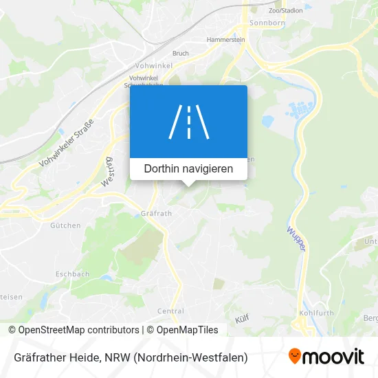 Gräfrather Heide Karte