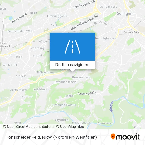 Höhscheider Feld Karte