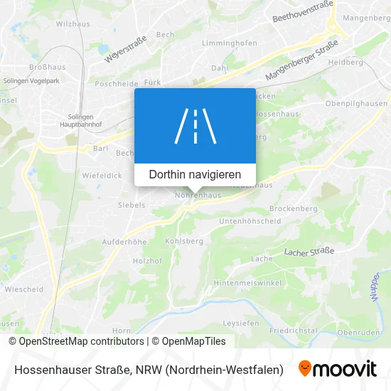 Hossenhauser Straße Karte
