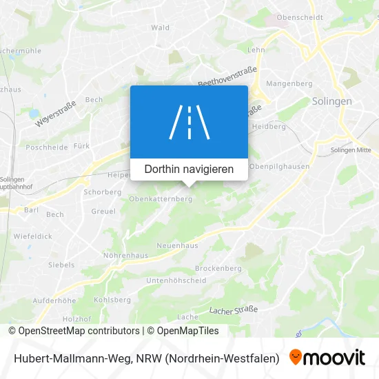 Hubert-Mallmann-Weg Karte