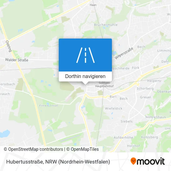 Hubertusstraße Karte