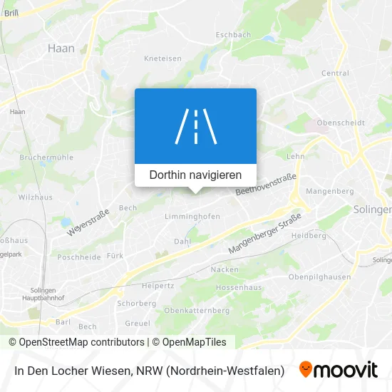 In Den Locher Wiesen Karte