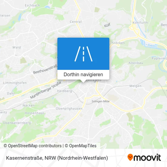 Kasernenstraße Karte