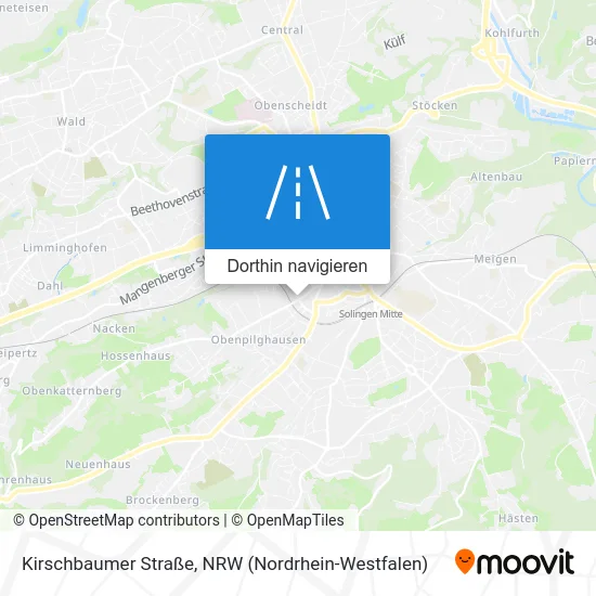 Kirschbaumer Straße Karte