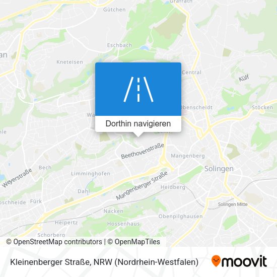 Kleinenberger Straße Karte