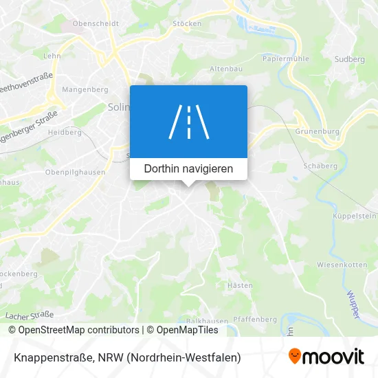 Knappenstraße Karte