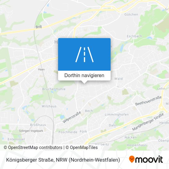 Königsberger Straße Karte
