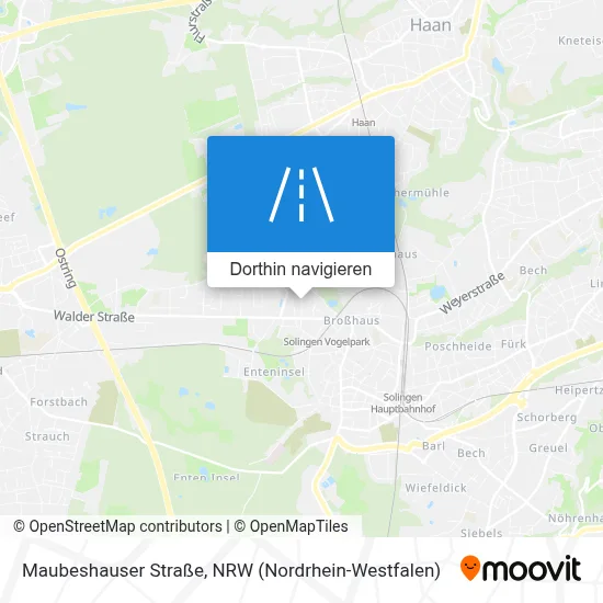Maubeshauser Straße Karte