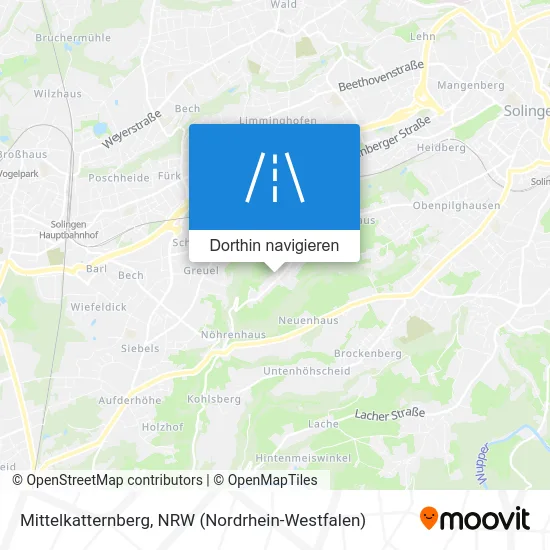 Mittelkatternberg Karte