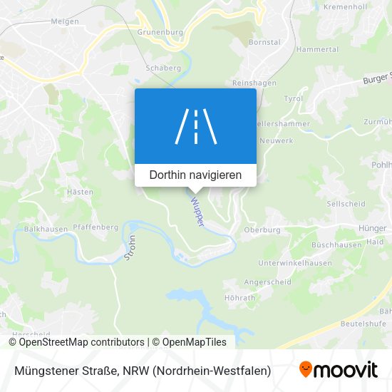 Müngstener Straße Karte