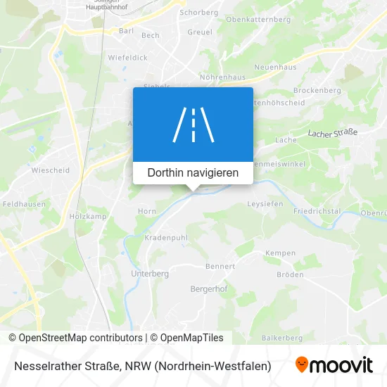Nesselrather Straße Karte
