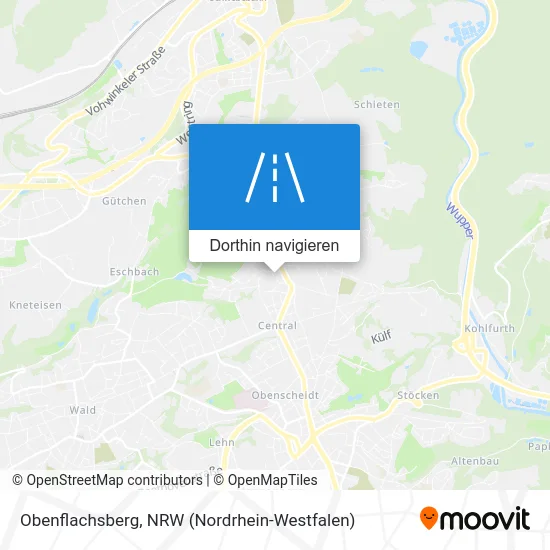 Obenflachsberg Karte