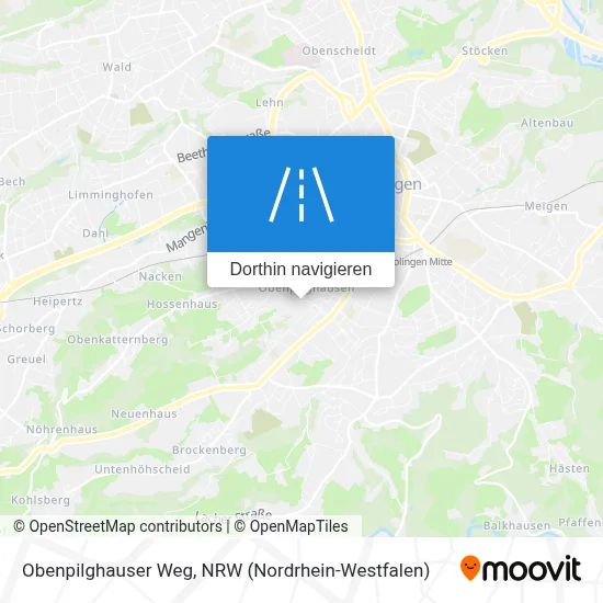 Obenpilghauser Weg Karte